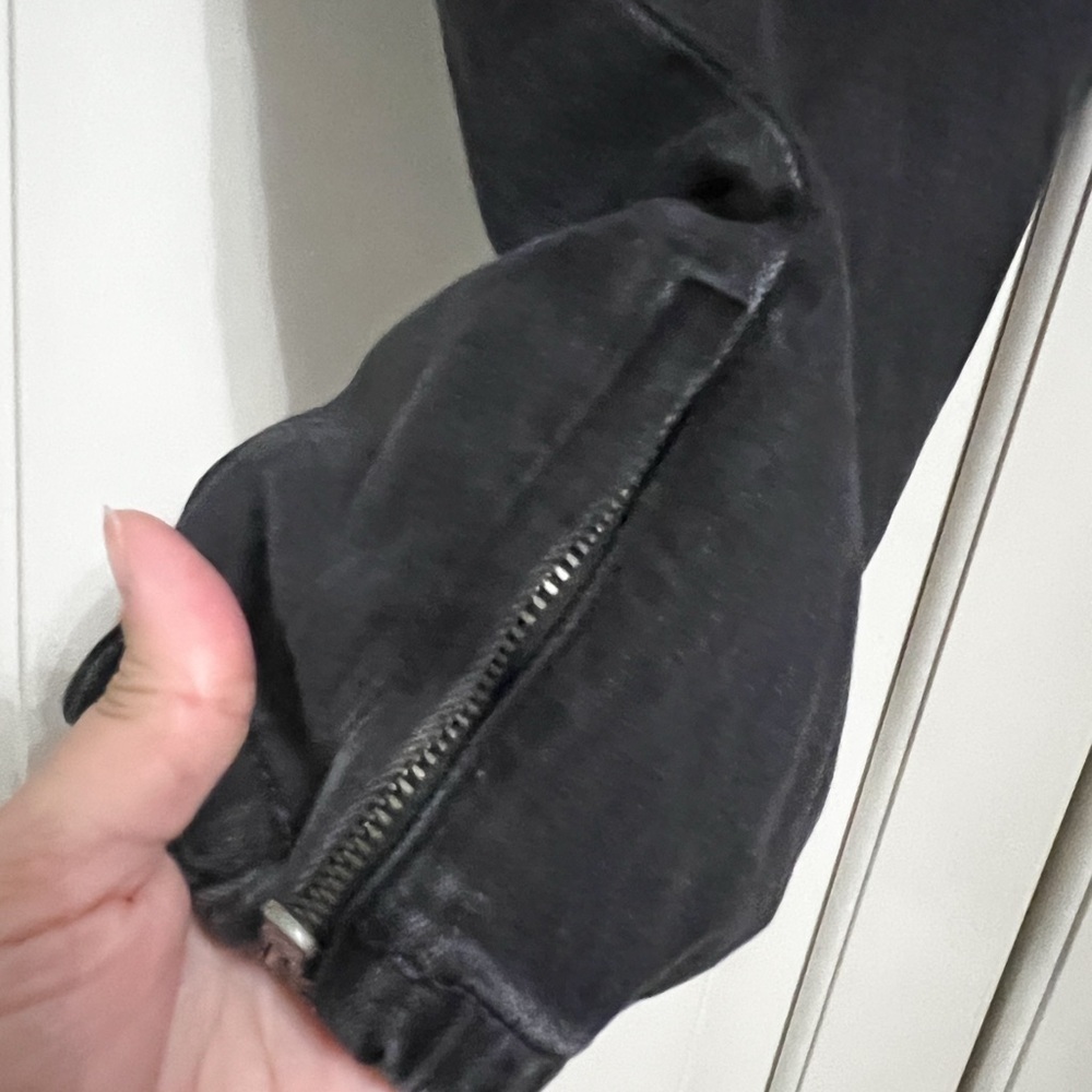 PAIGE Maisley Denim Black Joggers Sz 31 - Picture 7 of 10